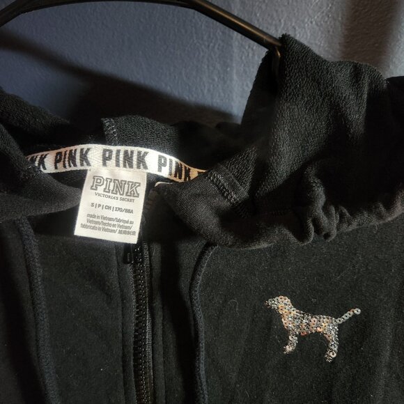 Pink Victoria's Secret Zip Up - Picture 3 of 3